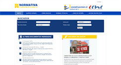 Desktop Screenshot of normativaconstruccion.cl